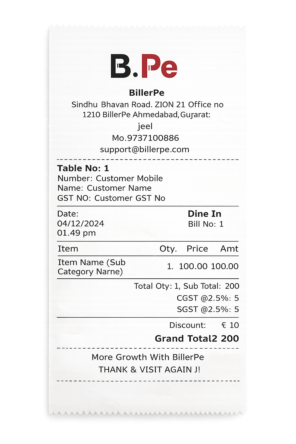 Taxes & Discounts